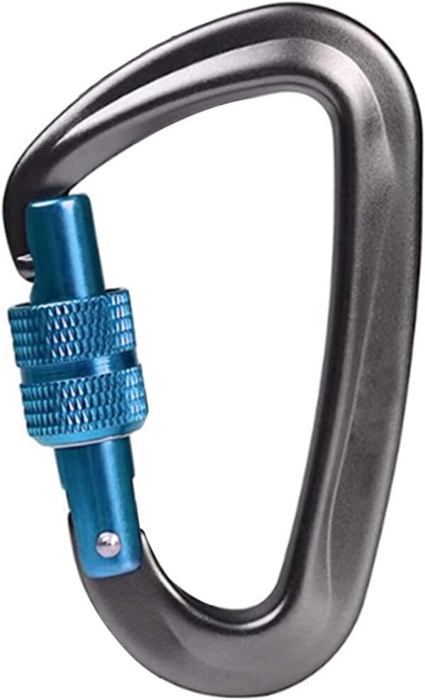 Carabiner Clip Multicolors Climbing Buckle Lock Aluminum Alloys Heavy Duty Locking Hook for Camping Hiking Travel